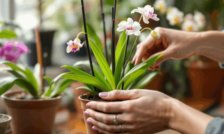 Zit jouw orchidee vast? Dit moet je weten over wortels die uit de pot groeien!