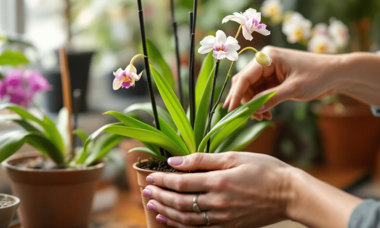 Zit jouw orchidee vast? Dit moet je weten over wortels die uit de pot groeien!