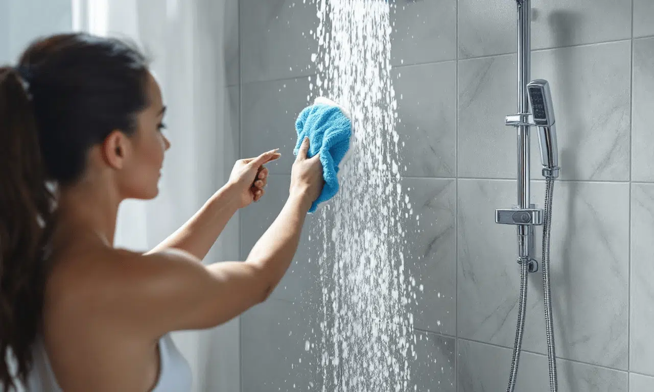 Geheimen voor een sprankelende douche: Dit huismiddeltje maakt kalk verleden tijd!